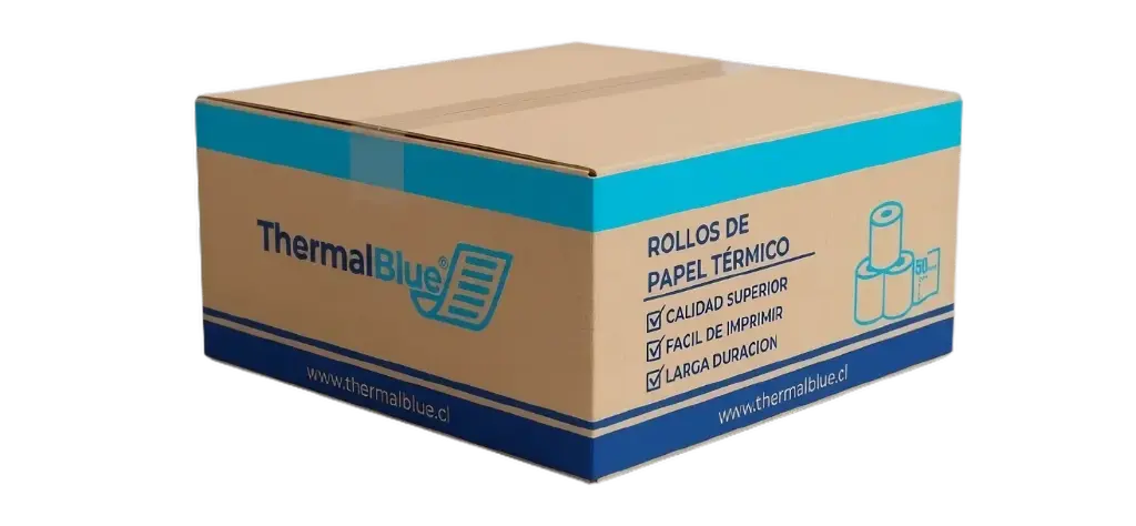 PAPEL TERMICO 80*80mm THERMALBLUE (50)
