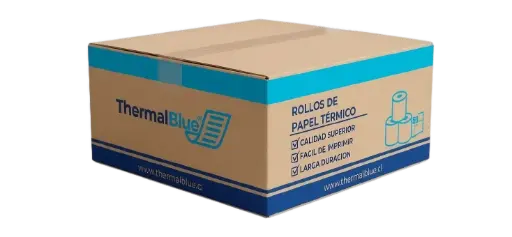 PAPEL TERMICO 80*80mm THERMALBLUE (50)